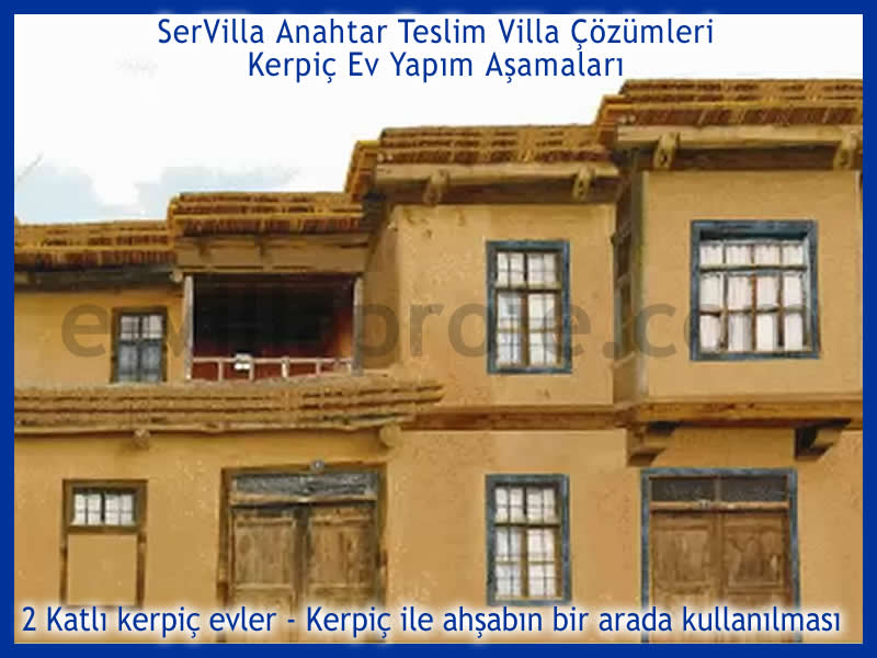 Kerpiç Evler, Yapımı ve Müstakil Ev Projeleri